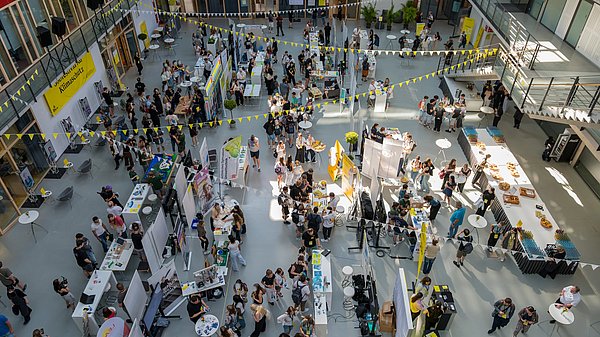 Jobfestival im Überblick von oben